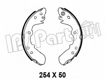 IPS PARTS ibl4991 -  Тормозные колодки